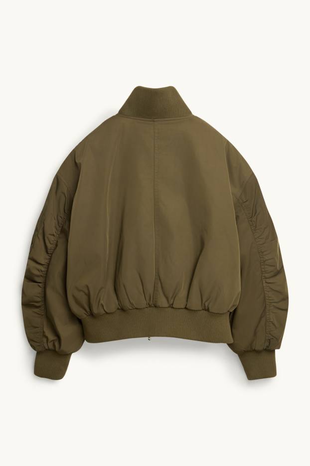 Damen - Bomberjacke - wasserabweisend - khaki
