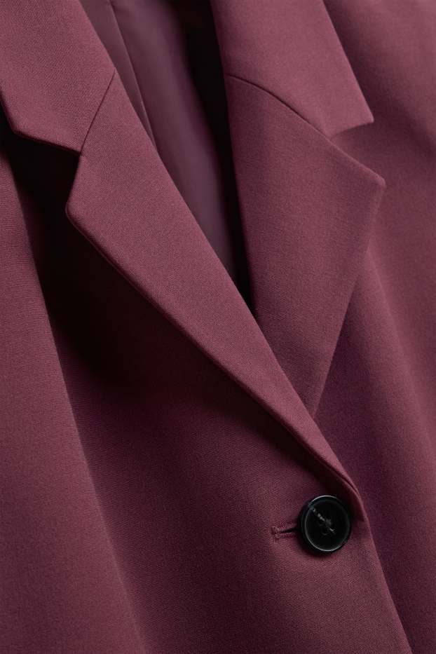 Damen - Weste - Regular Fit - bordeaux