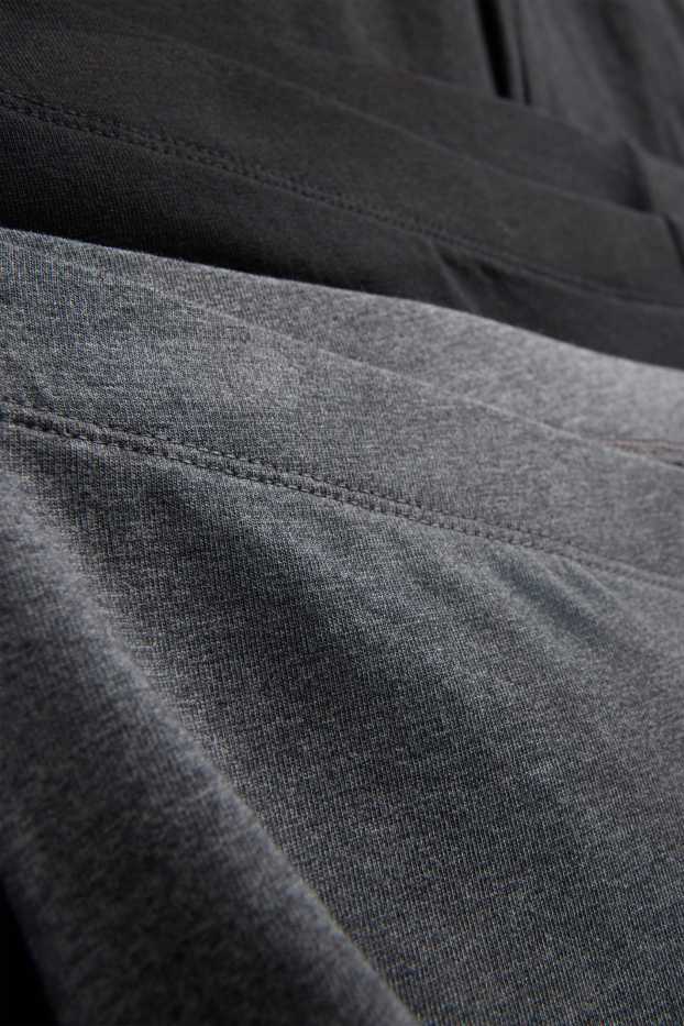 Women - Multipack of 2 - leggings - dark gray melange