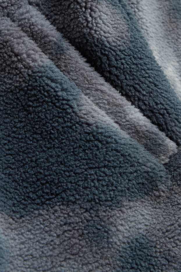 Bambini - Giacca con cappuccio - foderata - blu scuro / grigio