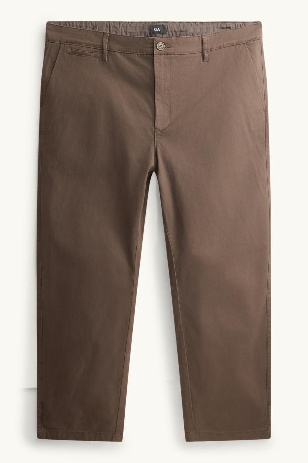 Men - Chinos - regular fit - brown