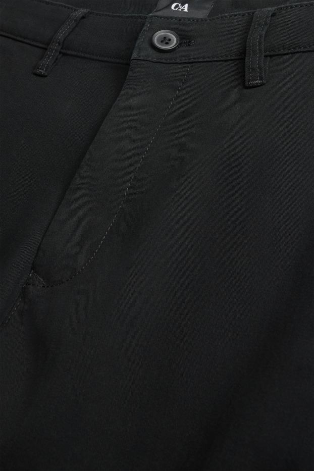Bărbați - Chino - regular fit - negru