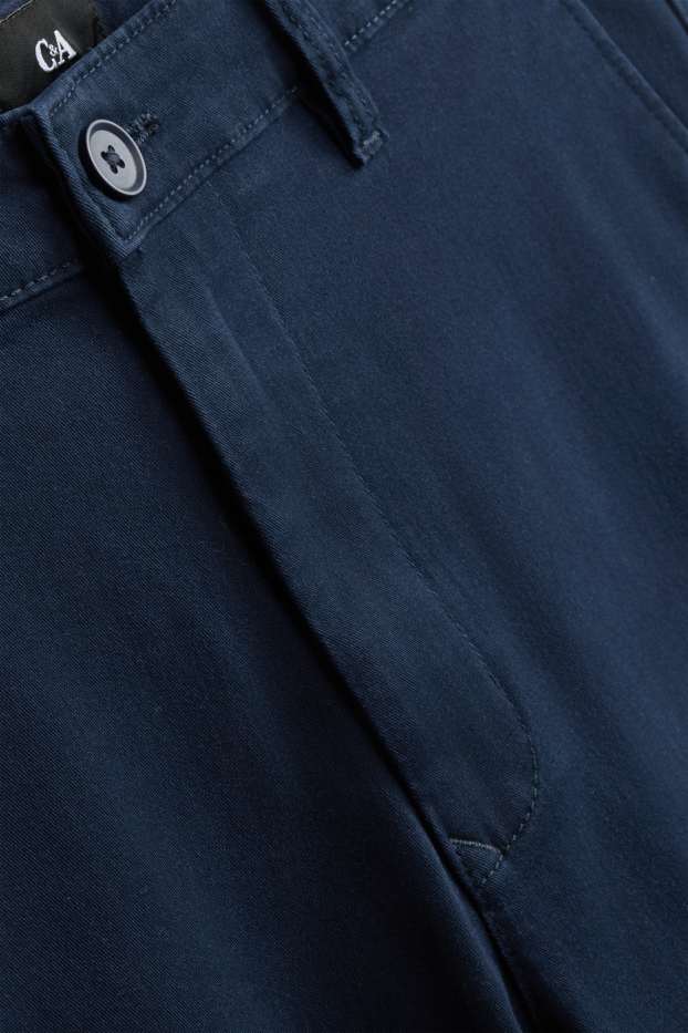 Bărbați - Chino - regular fit - albastru închis