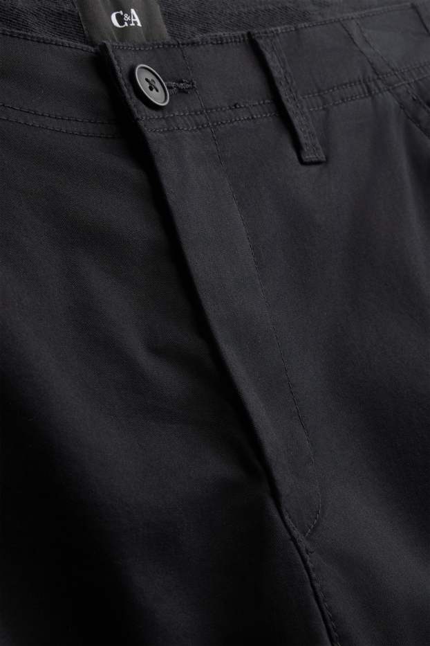 Hommes - Pantalon cargo - noir