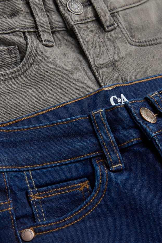 Copii - Băieți - Multipack 2 perechi - straight jeans - denim-albastru