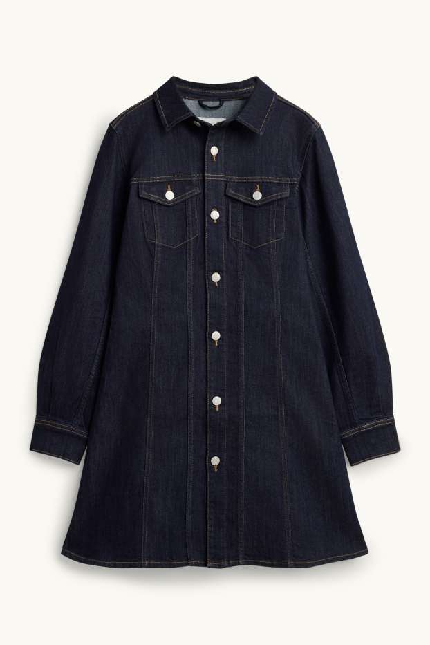 Dona - Vestit camiser texà - texà blau fosc