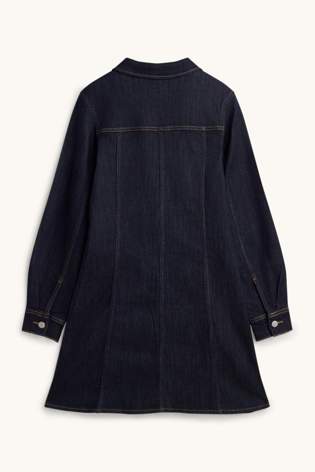 Dona - Vestit camiser texà - texà blau fosc
