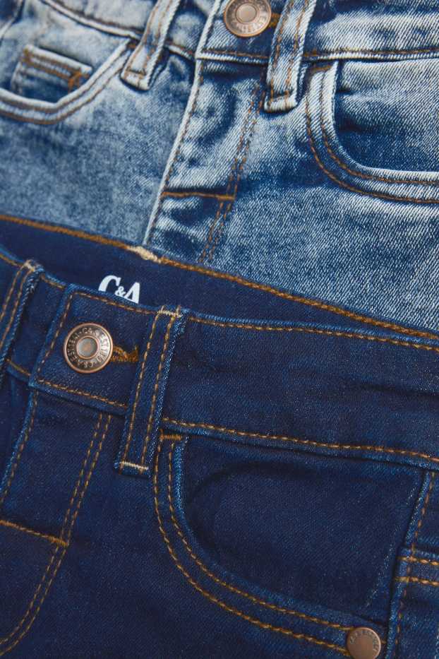 Nen - Paquet de 2 - Straight jeans - texà blau