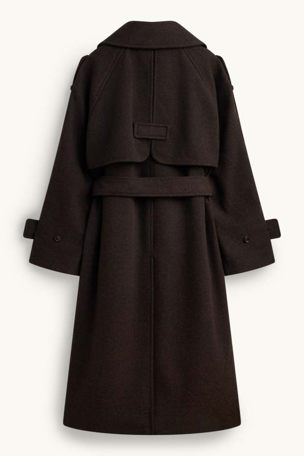 Donna - Trench - marrone scuro