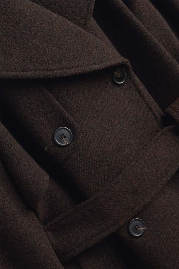 Donna - Trench - marrone scuro