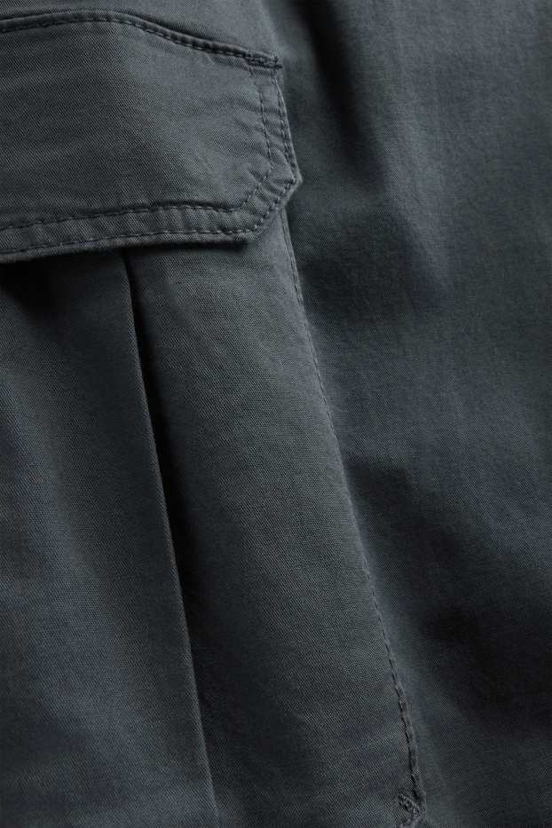 Hommes - Pantalon cargo - gris foncé