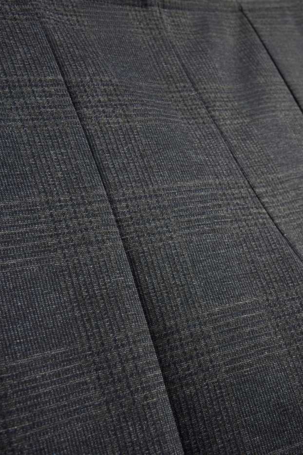 Dames - Legging - geruit - donkergrijs
