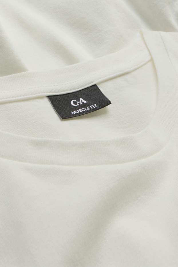 Bărbați - Tricou - regular fit - alb