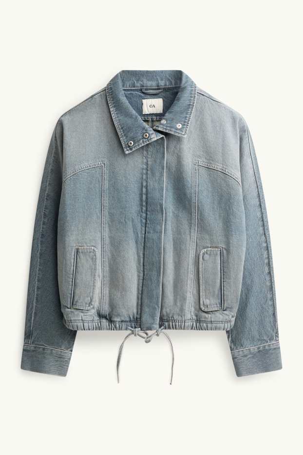 Women - Denim jacket - blue denim