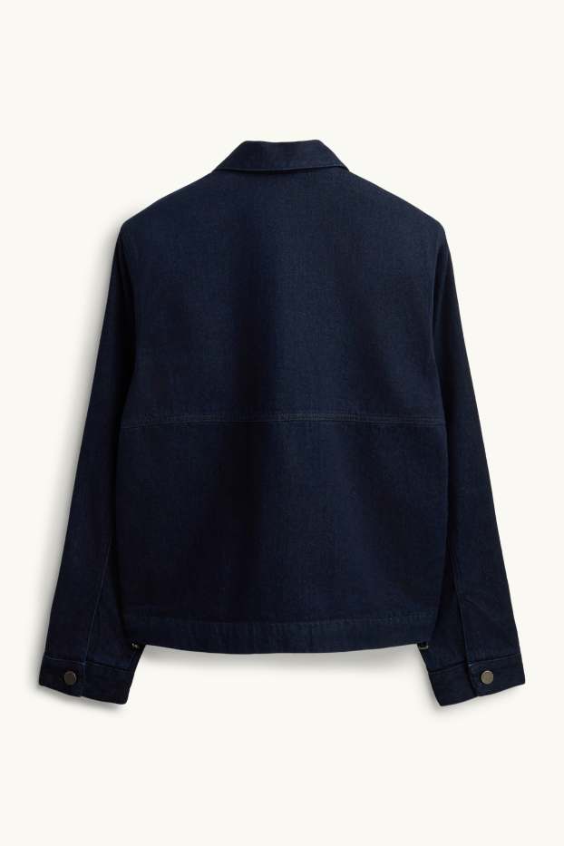 Heren - Spijkerjasje - jeansdonkerblauw