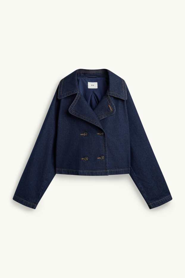 Femei - Jachetă din denim - denim-albastru închis