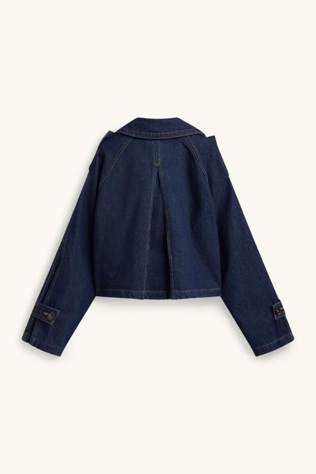Femei - Jachetă din denim - denim-albastru închis
