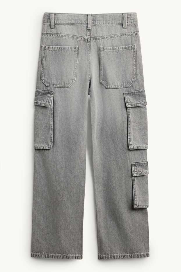 Nen - Texans cargo - texà gris clar