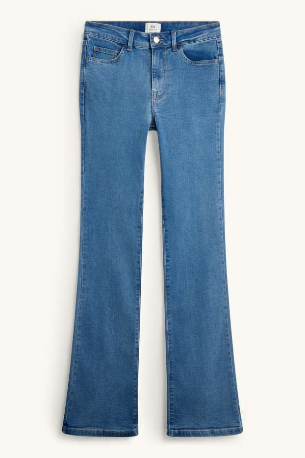 Femmes - Bootcut jean - mid waist - jean bleu