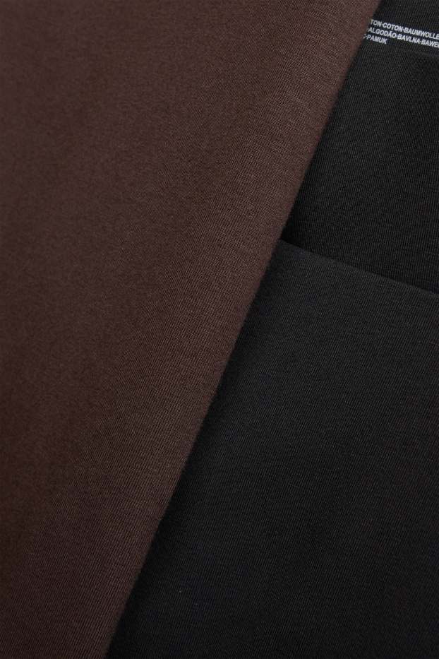 Dona - Paquet de 2 - leggings - marró fosc