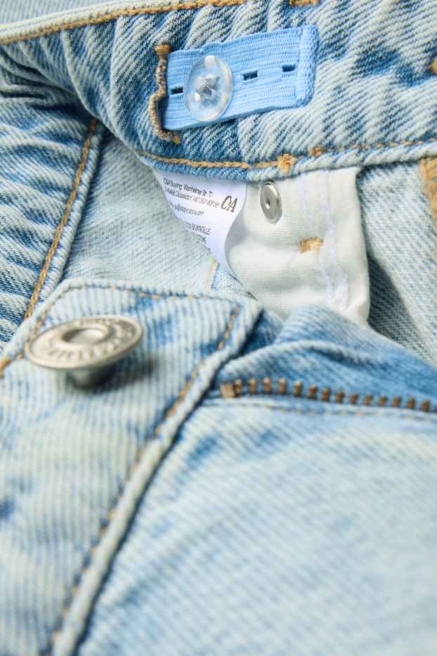 Kinder Mädchen - Wide Leg Jeans - helljeansblau