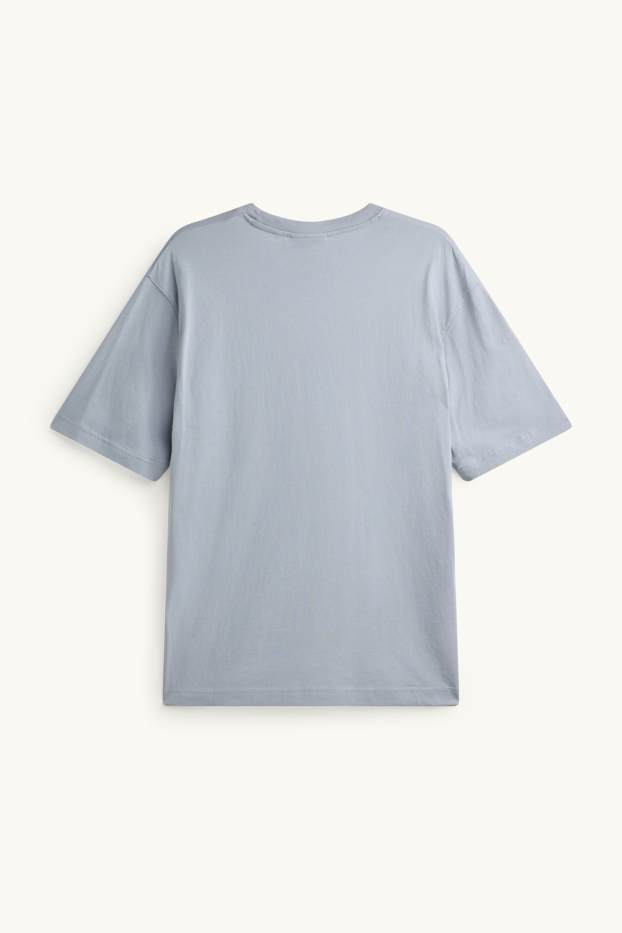 Hommes - T-shirt - relaxed fit - gris