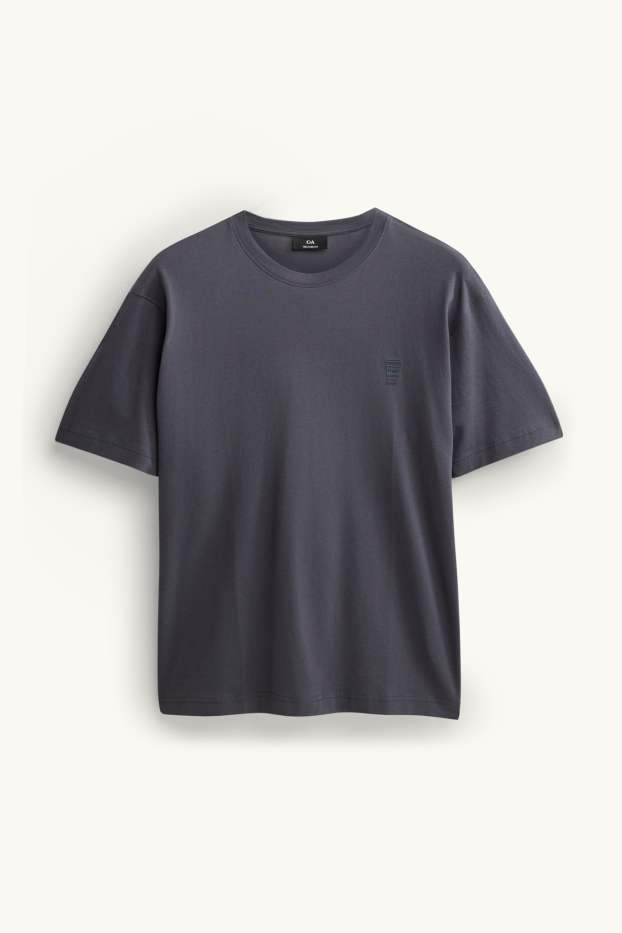 Hombre - Camiseta - relaxed fit - gris oscuro