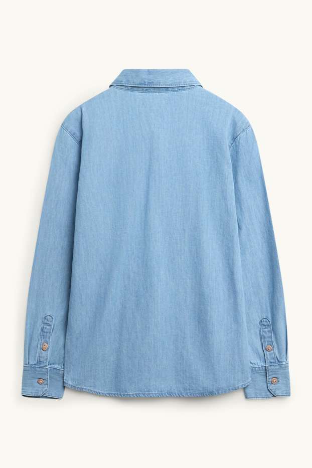 Enfants garçons - Chemise en jean - jean bleu clair