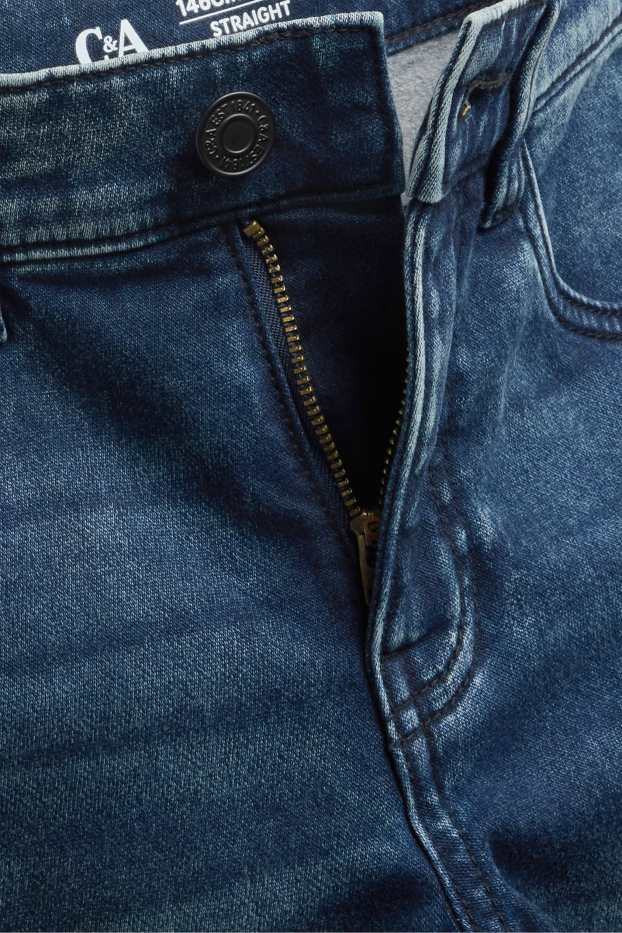 Nen - Straight jeans - texans tèrmics - LYCRA® - texà blau fosc