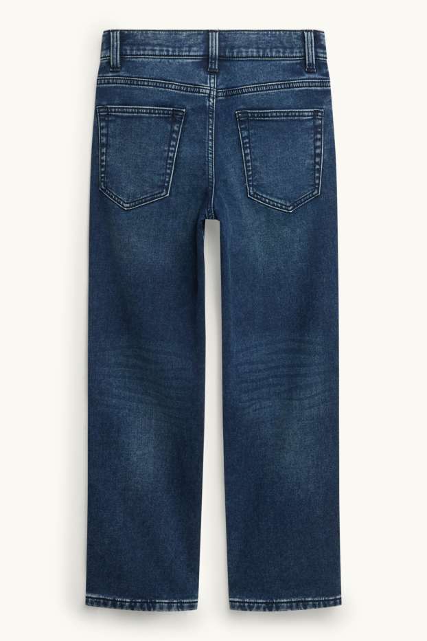 Nen - Straight jeans - texans tèrmics - LYCRA® - texà blau fosc