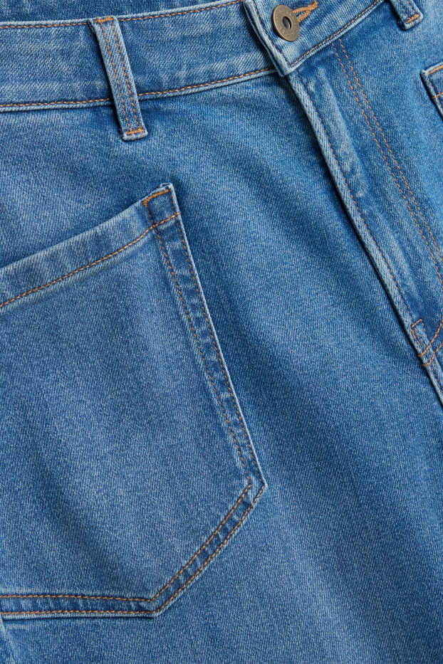 Donna - Barrel jeans - vita alta - jeans blu