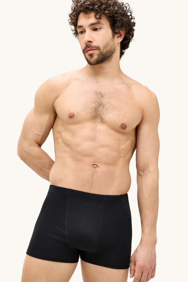 Heren - Set van 5 - trunks - zwart