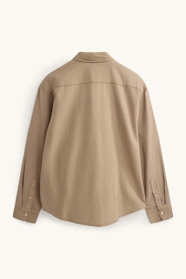 Herren - Hemd - Relaxed Fit - Kent - beige