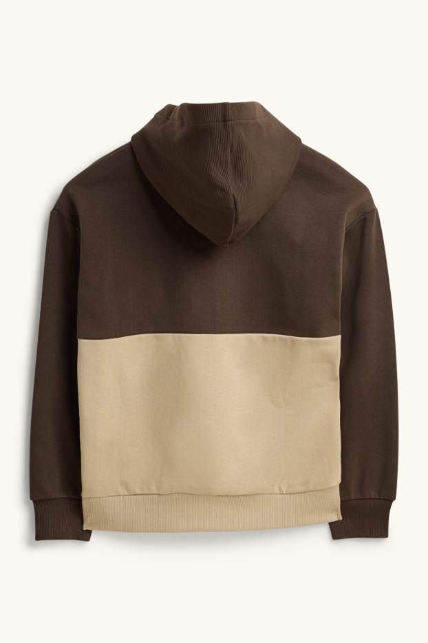 Kinder Jungen - Hoodie - braun / beige
