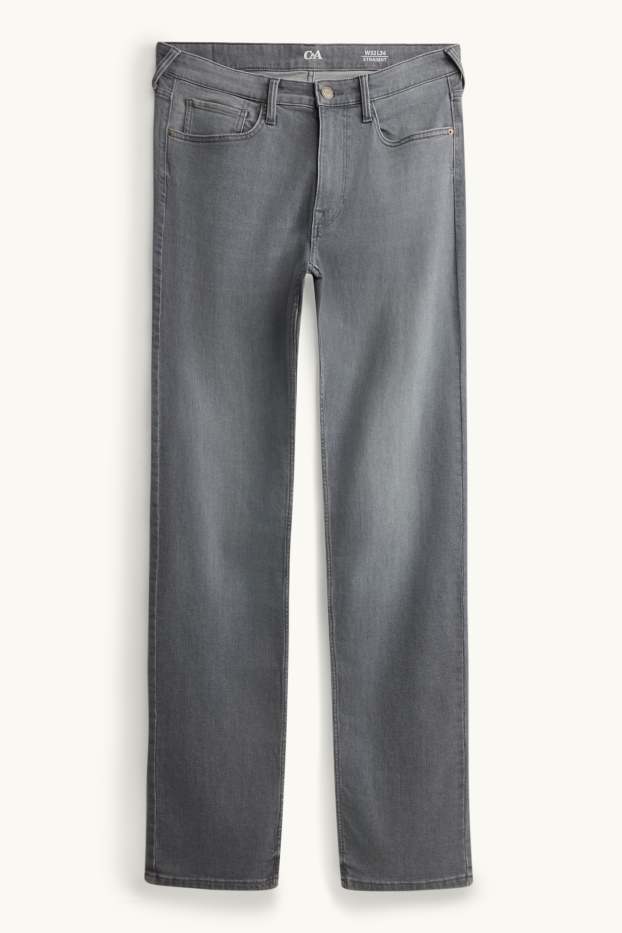 Men - Straight jeans - denim-gray