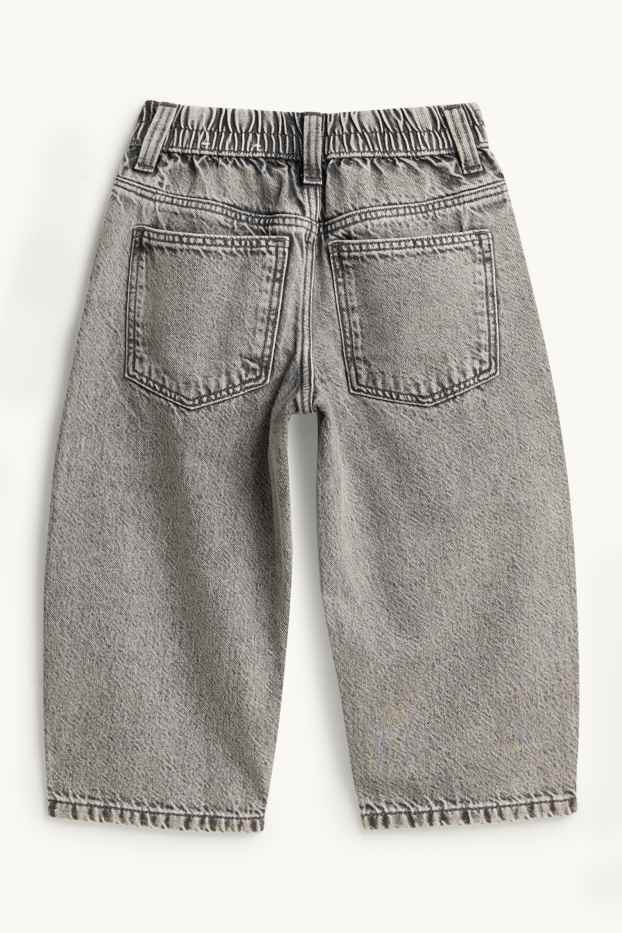Kinderen: jongens - Barrel jeans - jeanslichtgrijs