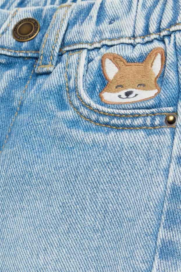 Baby Boys - Fox - baby jeans - denim-light blue