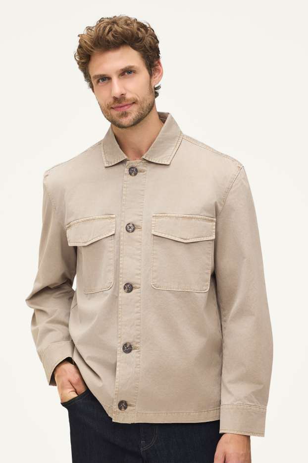 Home - Sobrecamisa - relaxed fit - Kent - beix