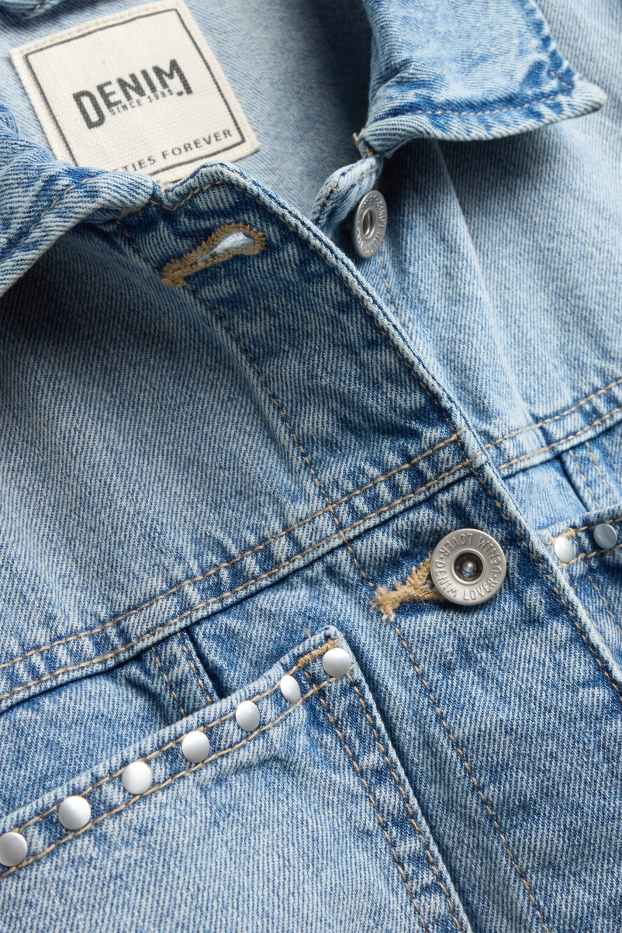 Kinderen: meisjes - Spijkerjasje - jeansblauw