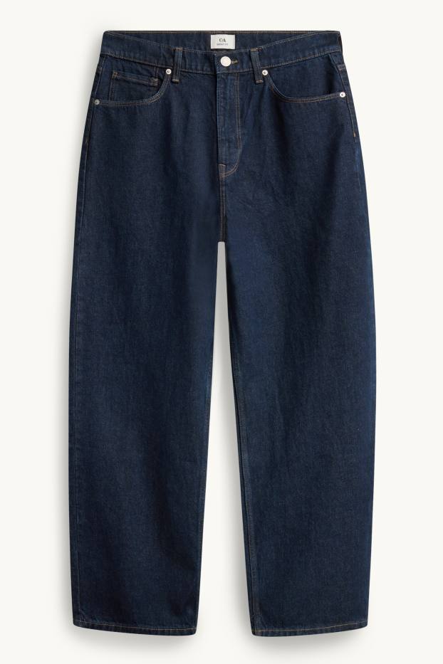 Herren - Baggy Jeans - dunkeljeansblau