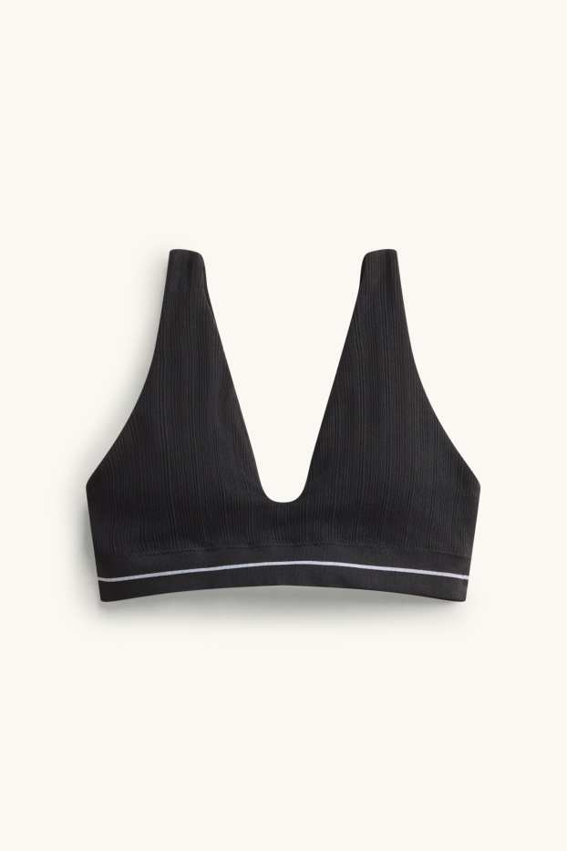 Femmes - Brassière - ampliforme - noir / blanc