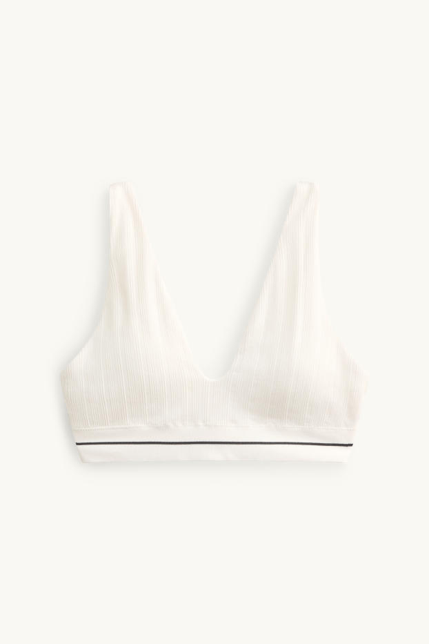 Dames - Bustier - voorgevormd - crèmekleurig