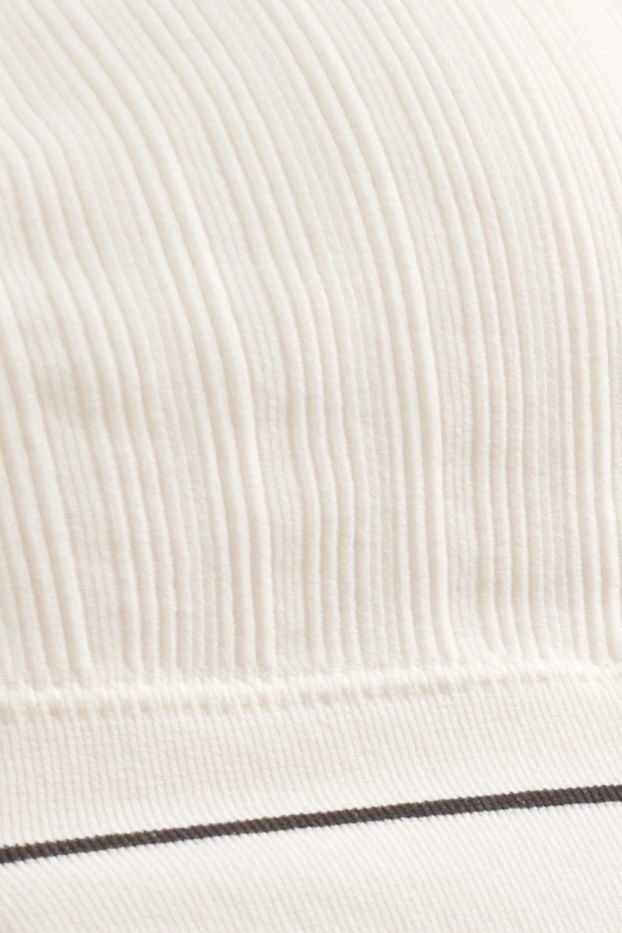Dames - Bustier - voorgevormd - crèmekleurig