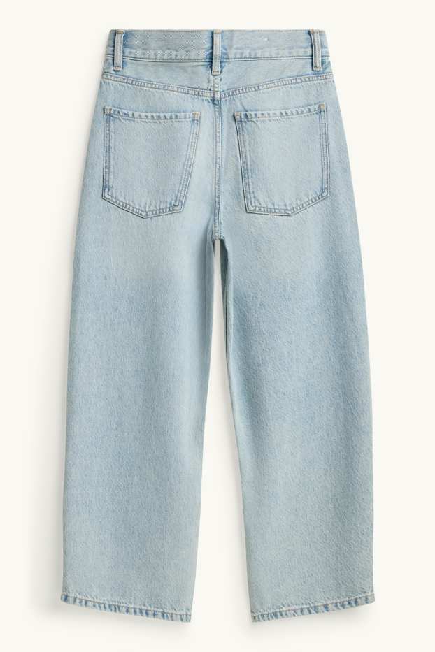 Copii - Băieți - Graffiti - baggy jeans - denim-albastru deschis
