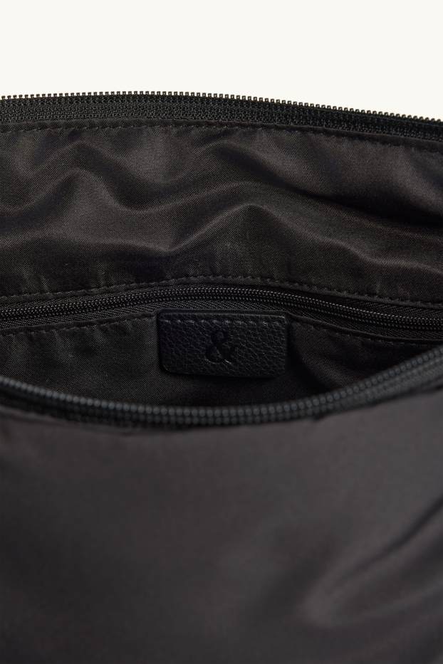 Femmes - Sac à bandoulière matelassé - noir