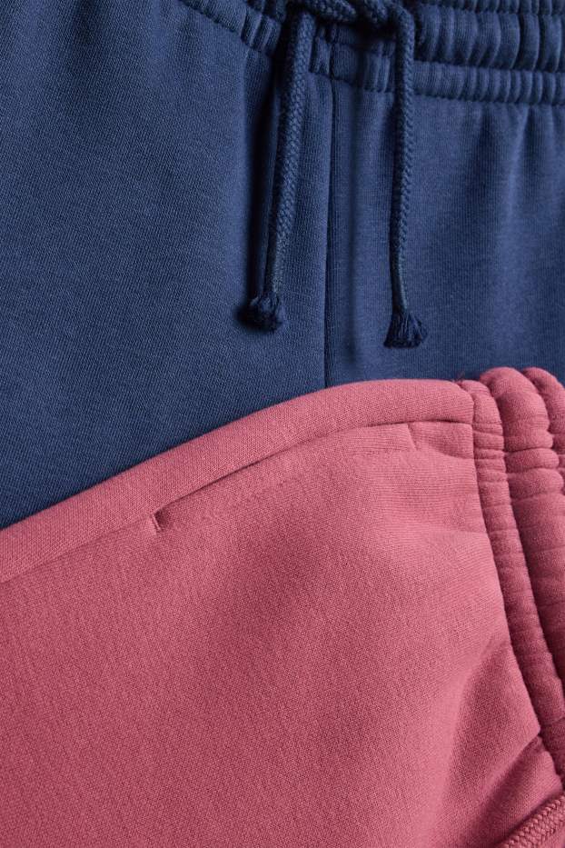 Copii - Fete - Multipack 2 perechi - pantaloni de trening - albastru / roz