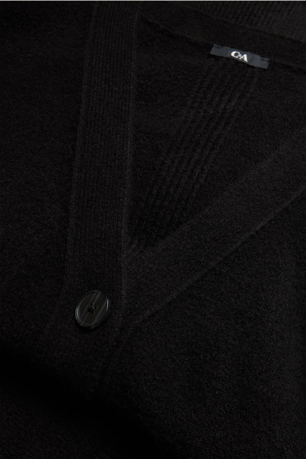 Damen - Strickjacke - schwarz