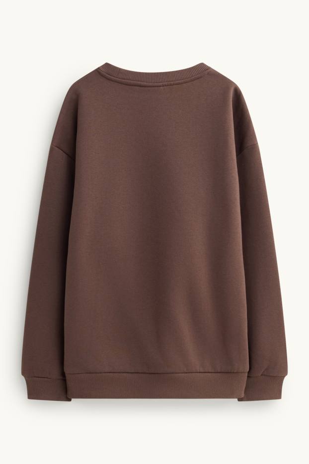 Enfants filles - Pusheen - sweat - marron / beige