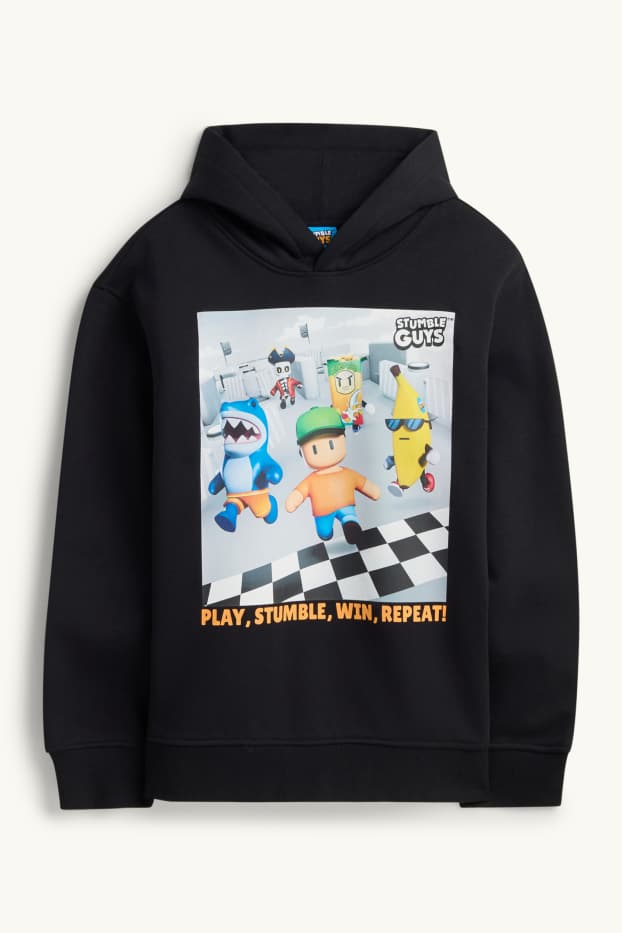 Kinder Jungen - Stumble Guys - Hoodie - schwarz