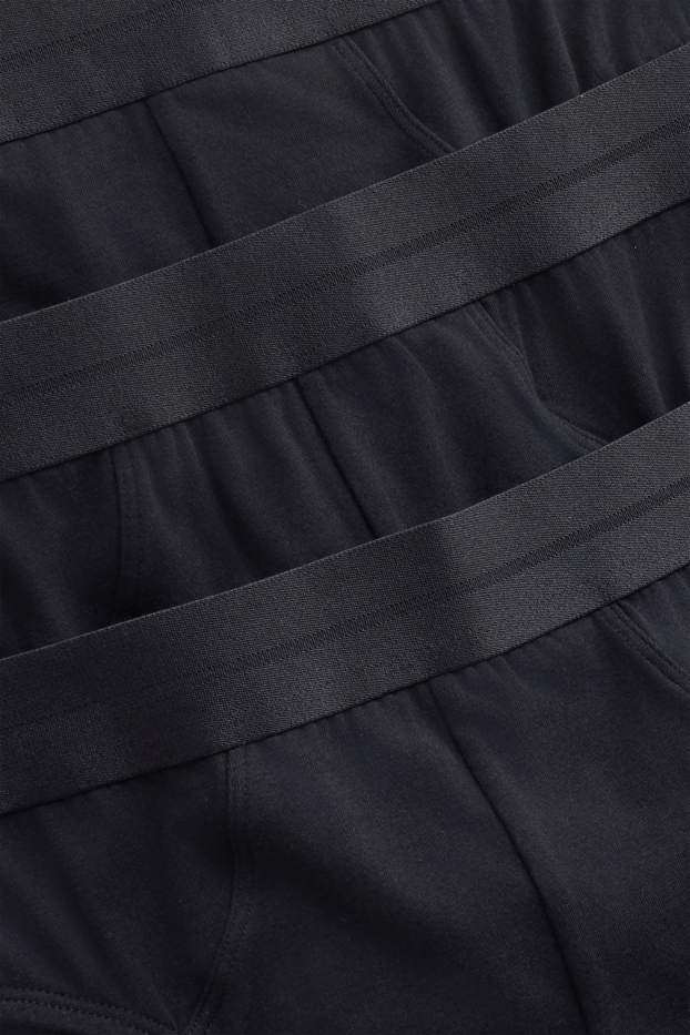 Men - Multipack of 3 - briefs - black